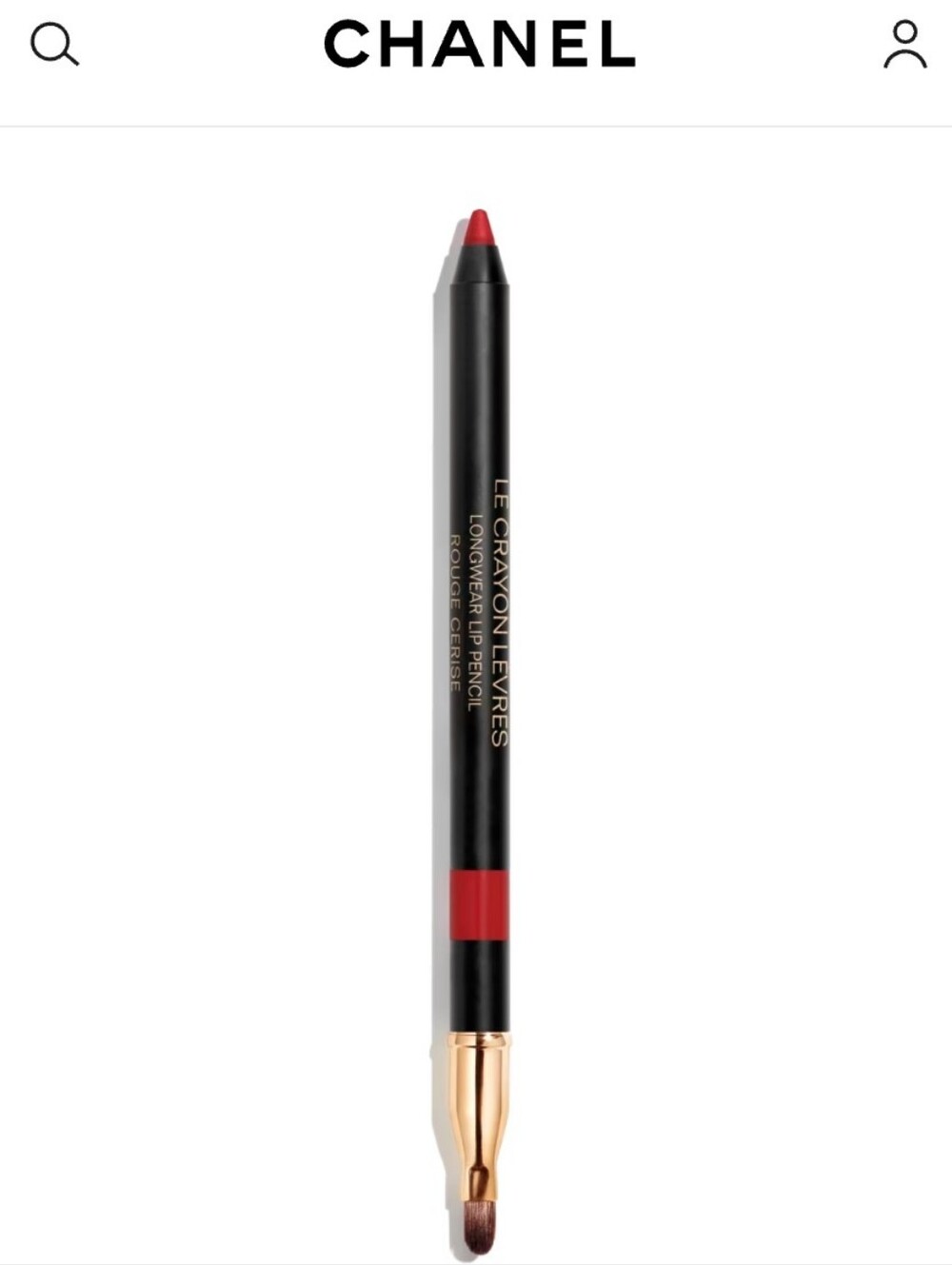 Chanel Le Crayon Levres Longwear Lip Pencil - 178 Rouge Cerise